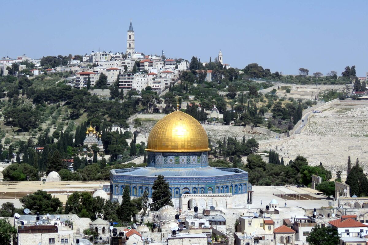 כיפת הסלע וכנסיית העלייה הרוסית