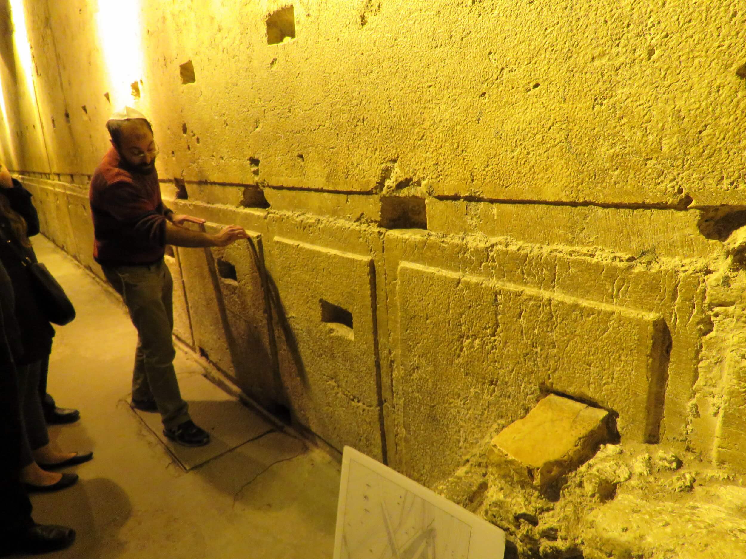 The Western Wall continues into the tunnels, and some say it is holier inside