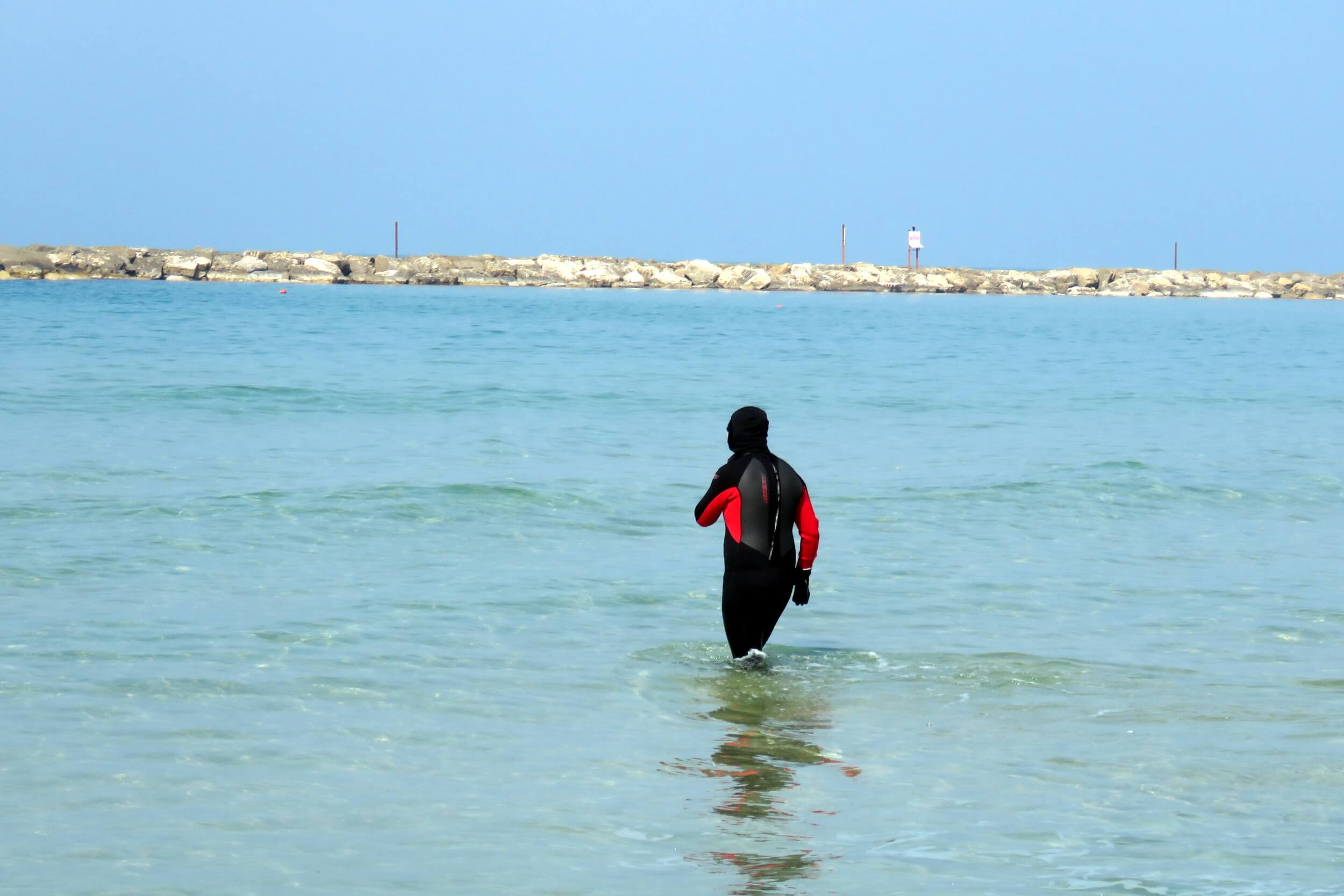 The sea was angry that day, my friends!