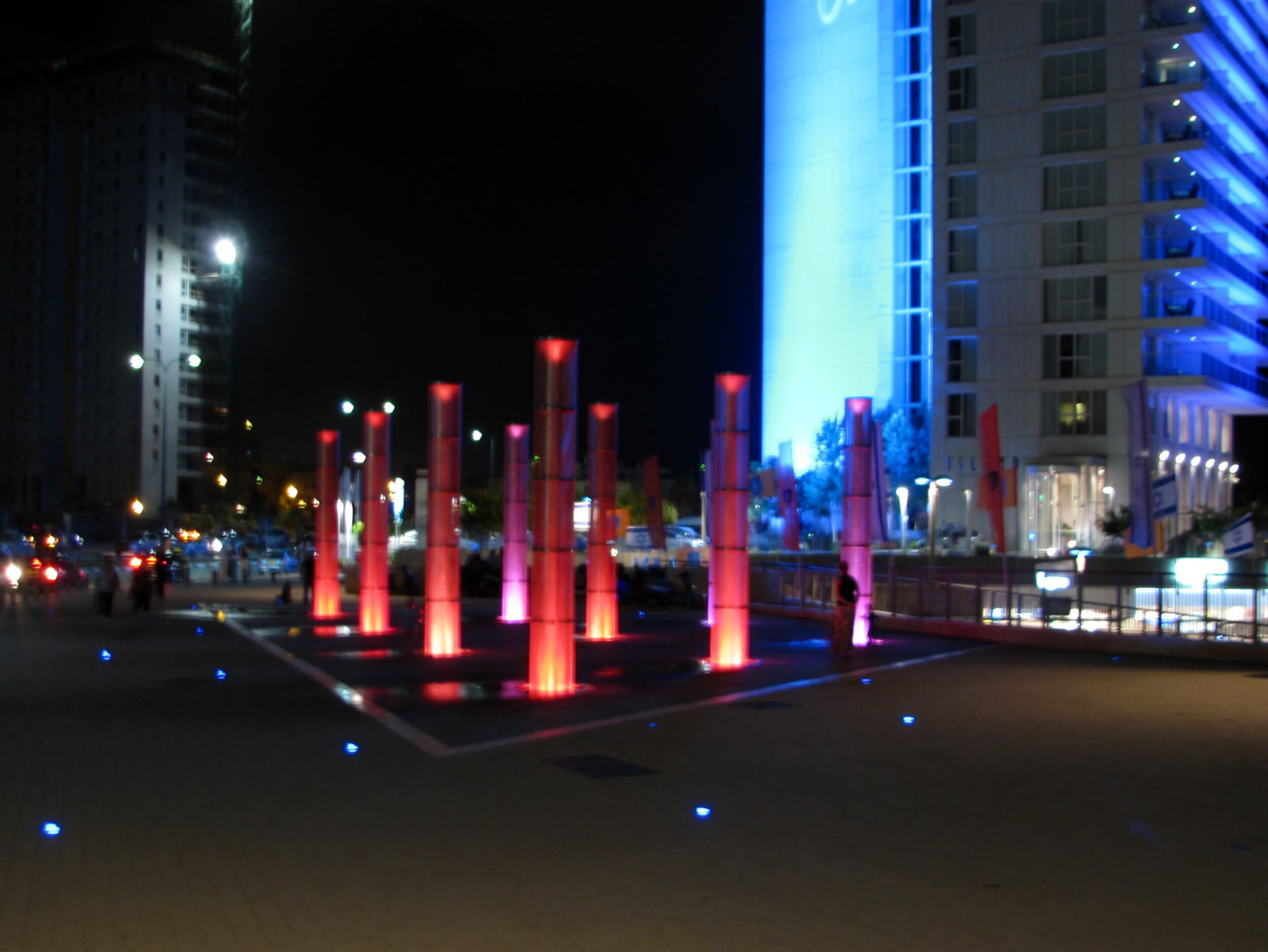 The Expansion on Ben Ami Blvd. Beautifully Lit at Night