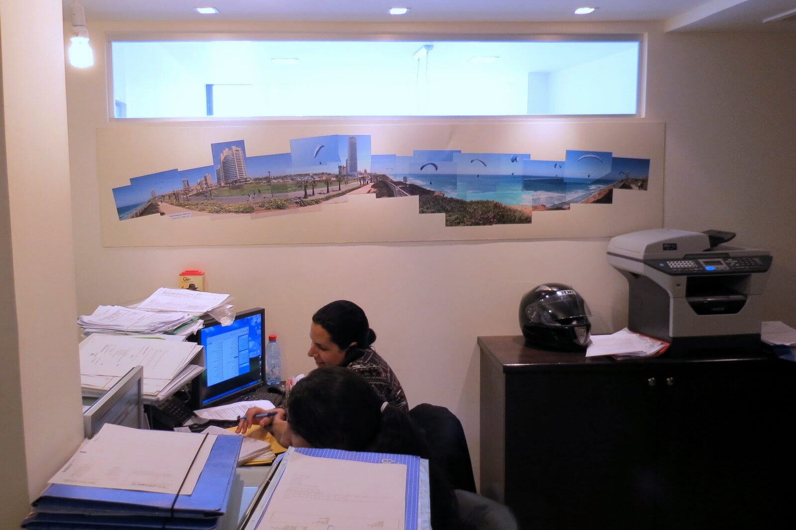 The Panorama in Adv. Eilon-Ben Em-Eilon's Office