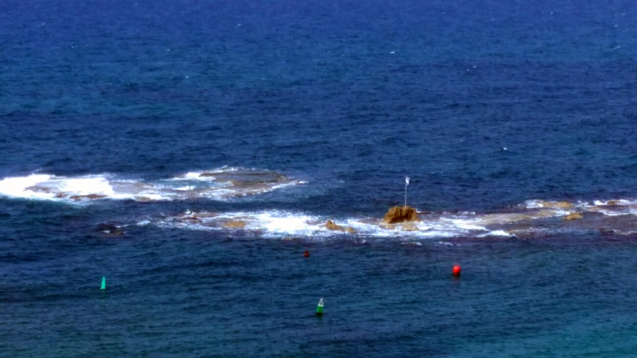 Andromeda rock from above