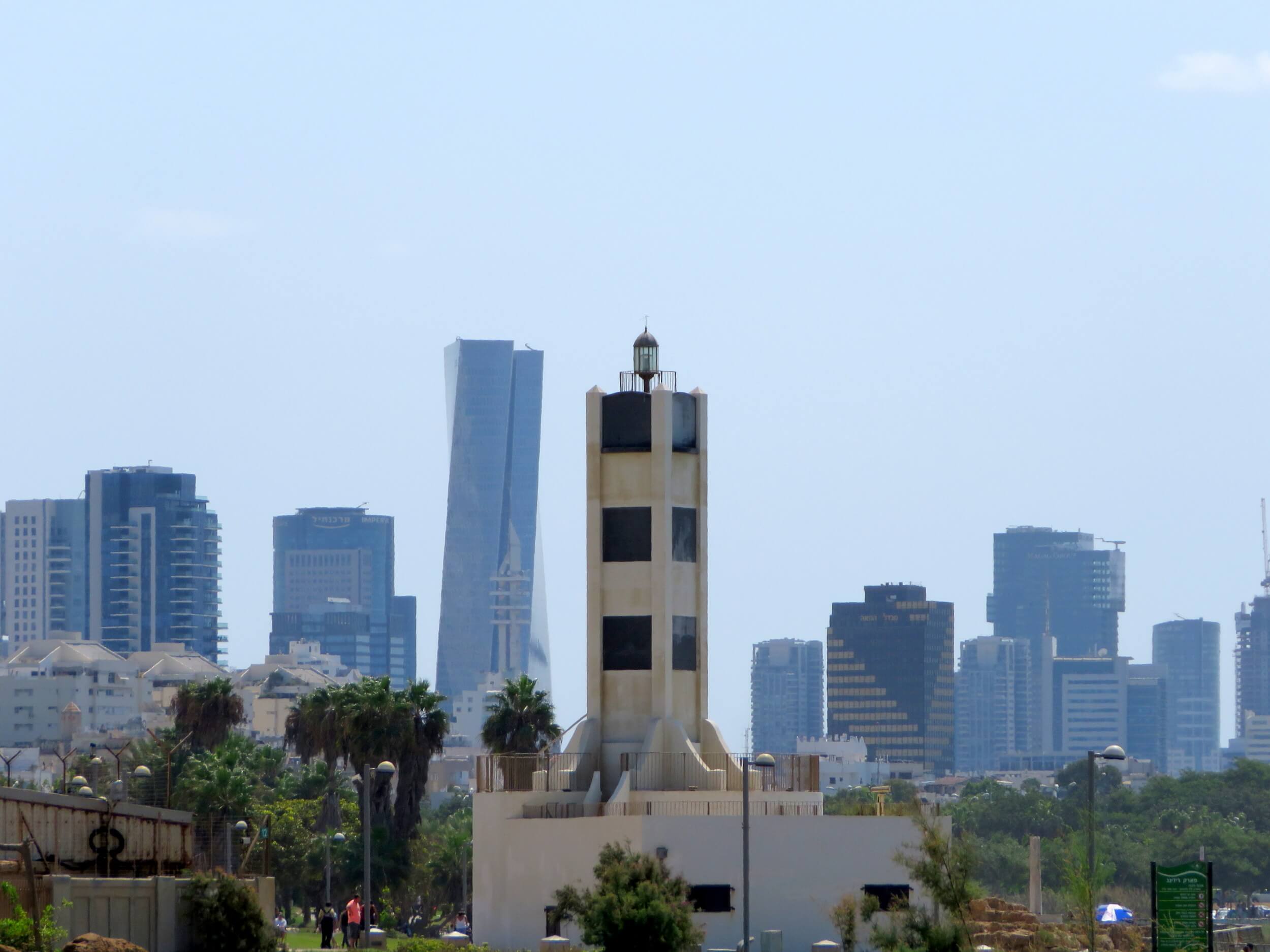 The Lighthouse Blends into the Skyline