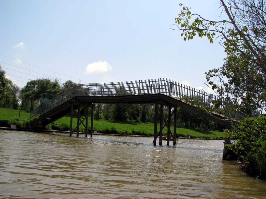 The bridge to the island