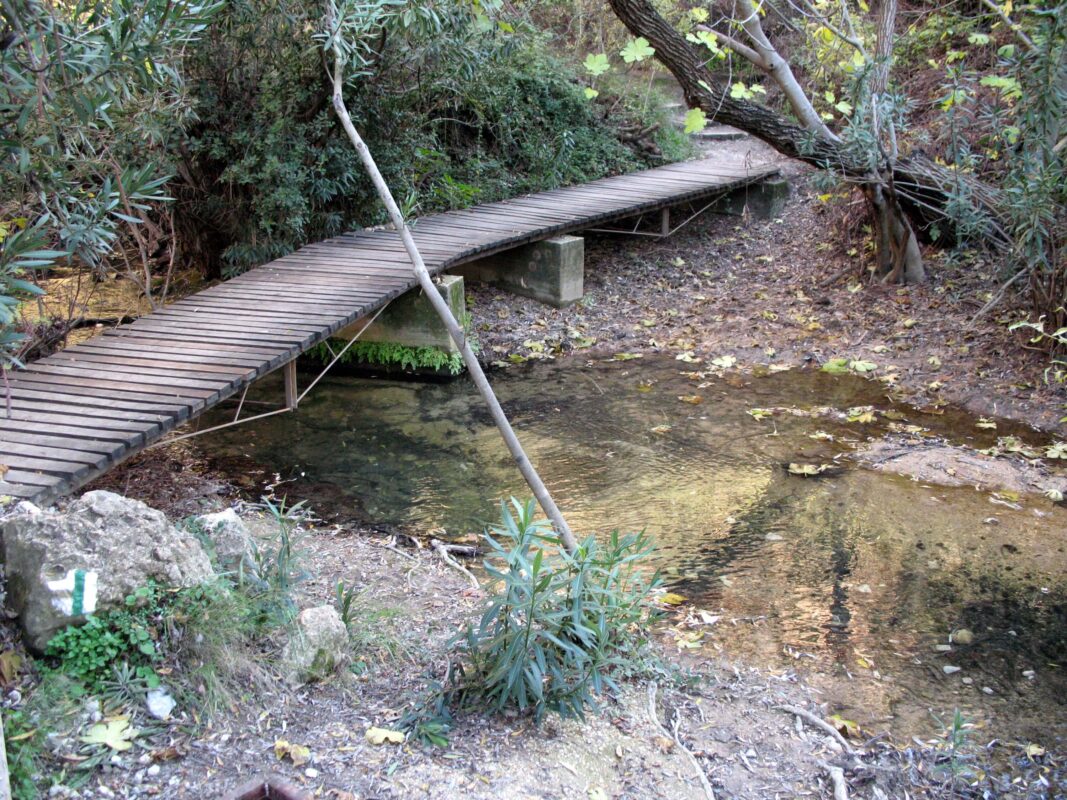 Bridge over calm waters