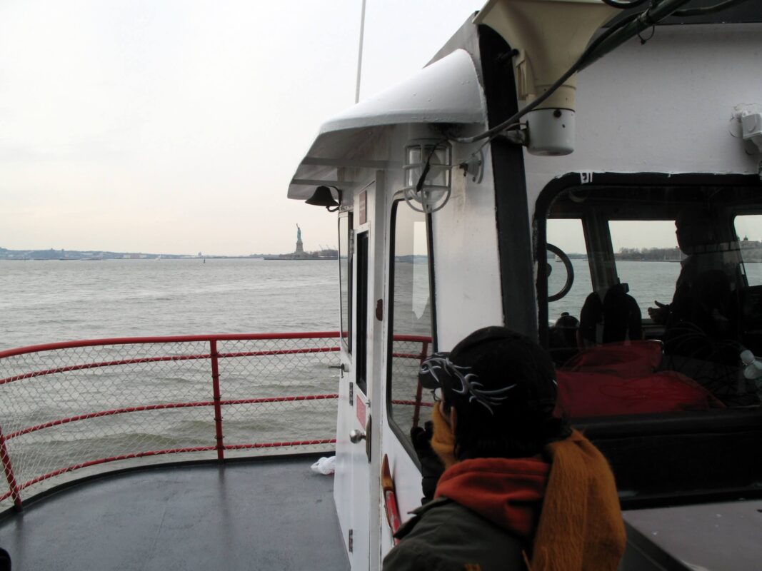 On the way to Lady Liberty