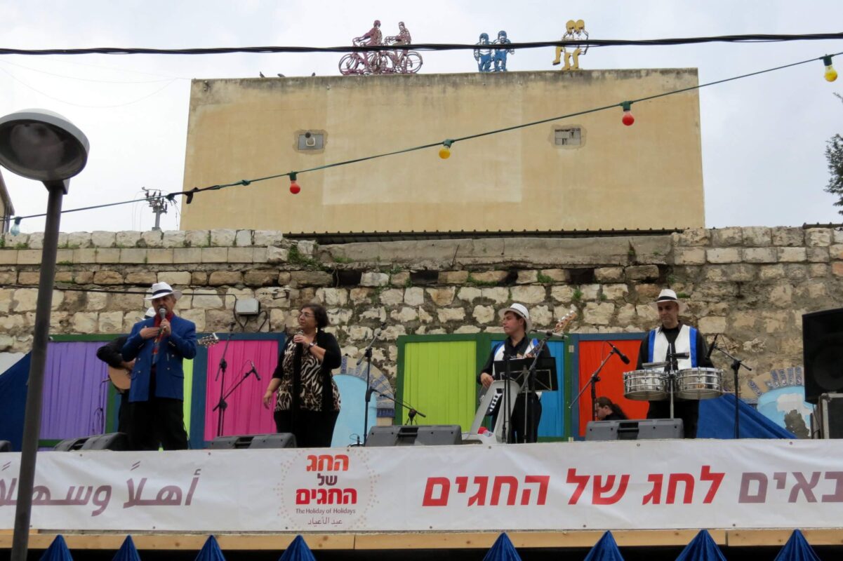 The performance stage