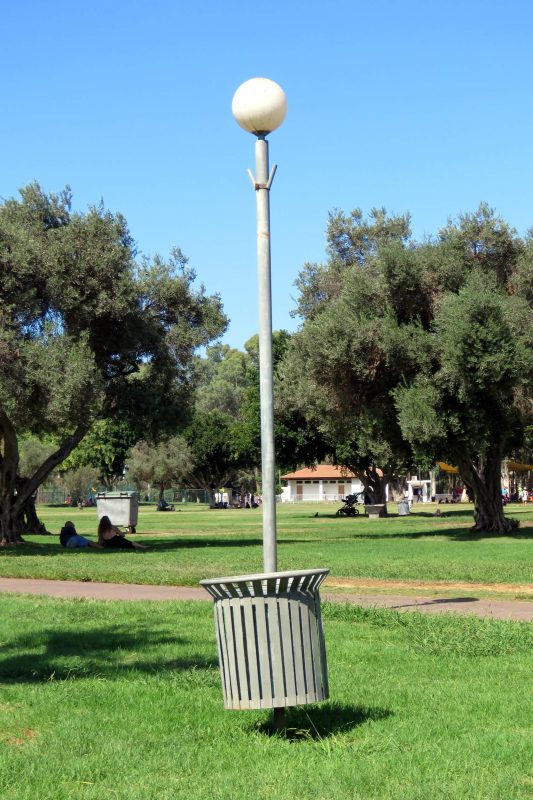 Discarded flashlight