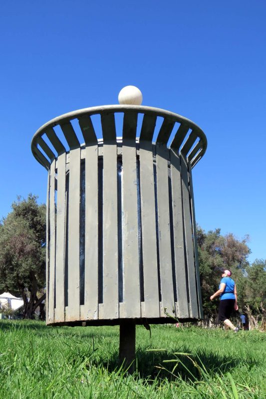 Ball on the edge of the can