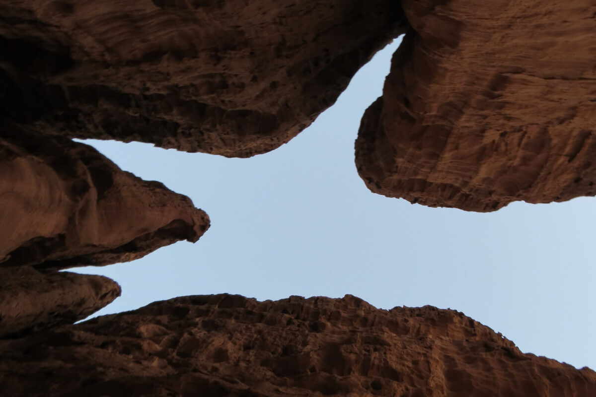 Solomon's columns from below