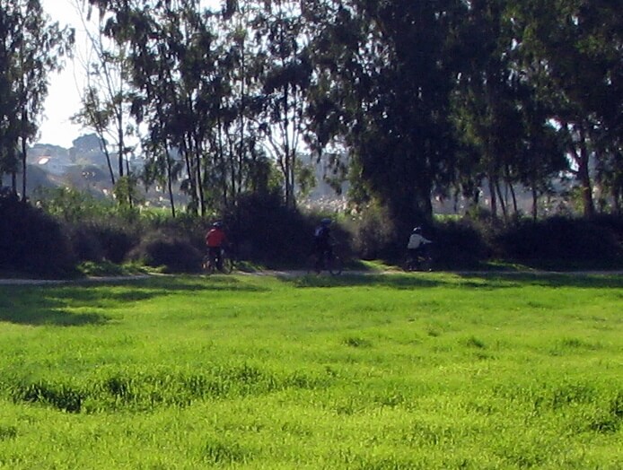 The family is pedaling