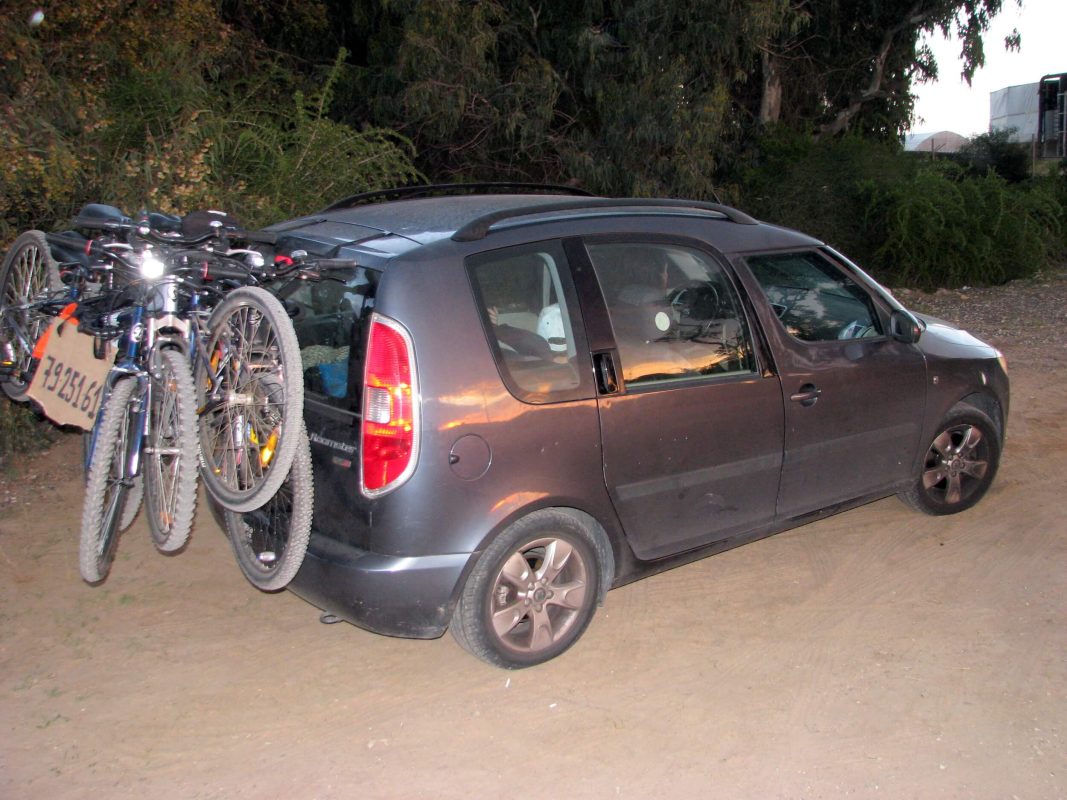 I used to ride from home, my wife less so