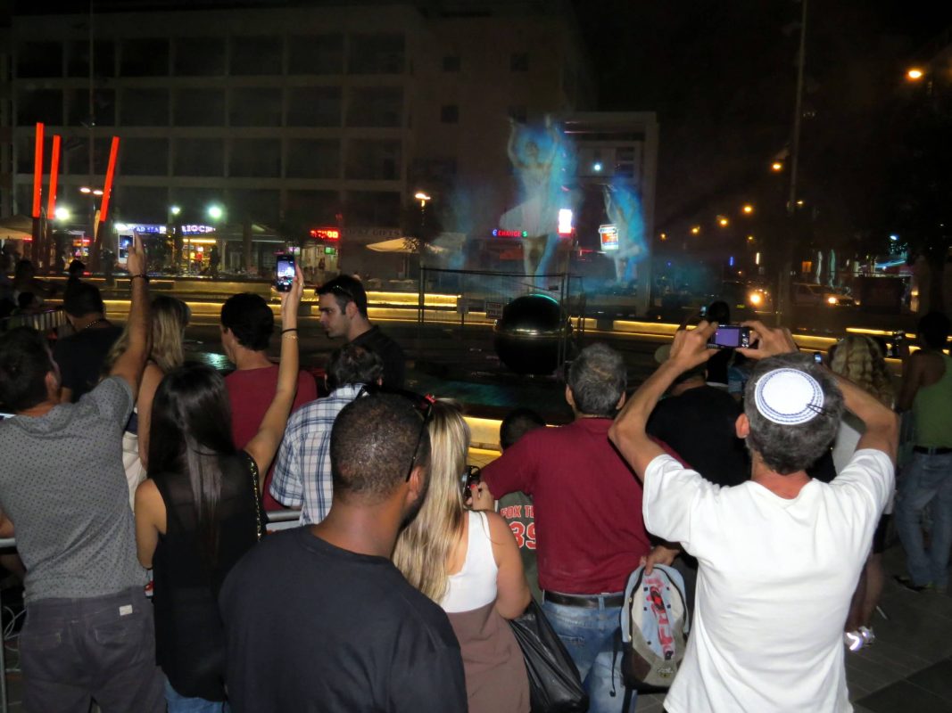 The audience is interested in the show.