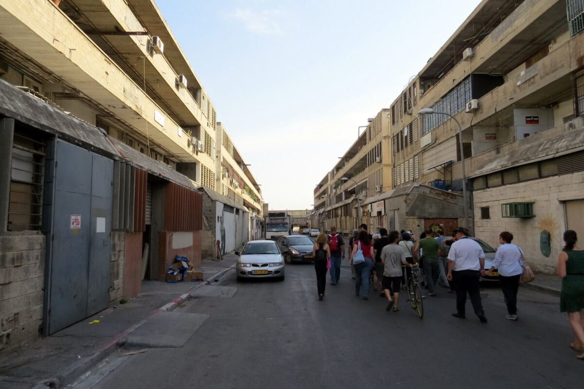 The elongated buildings