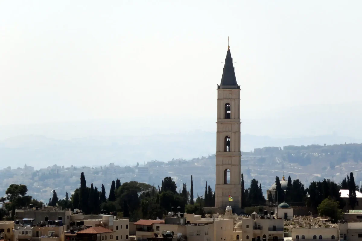 The Russian Ascension Church, neighboring to the south